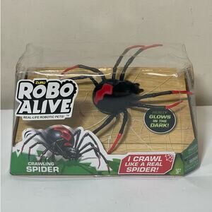 Zuru Robo Alive Crawling Spider Robotic Pet Figure Glow-in-the-Dark Kids Toy NWT